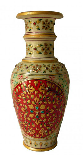 Marble Flower Vase Manufacturer Supplier Wholesale Exporter Importer Buyer Trader Retailer in Agra Uttar Pradesh India